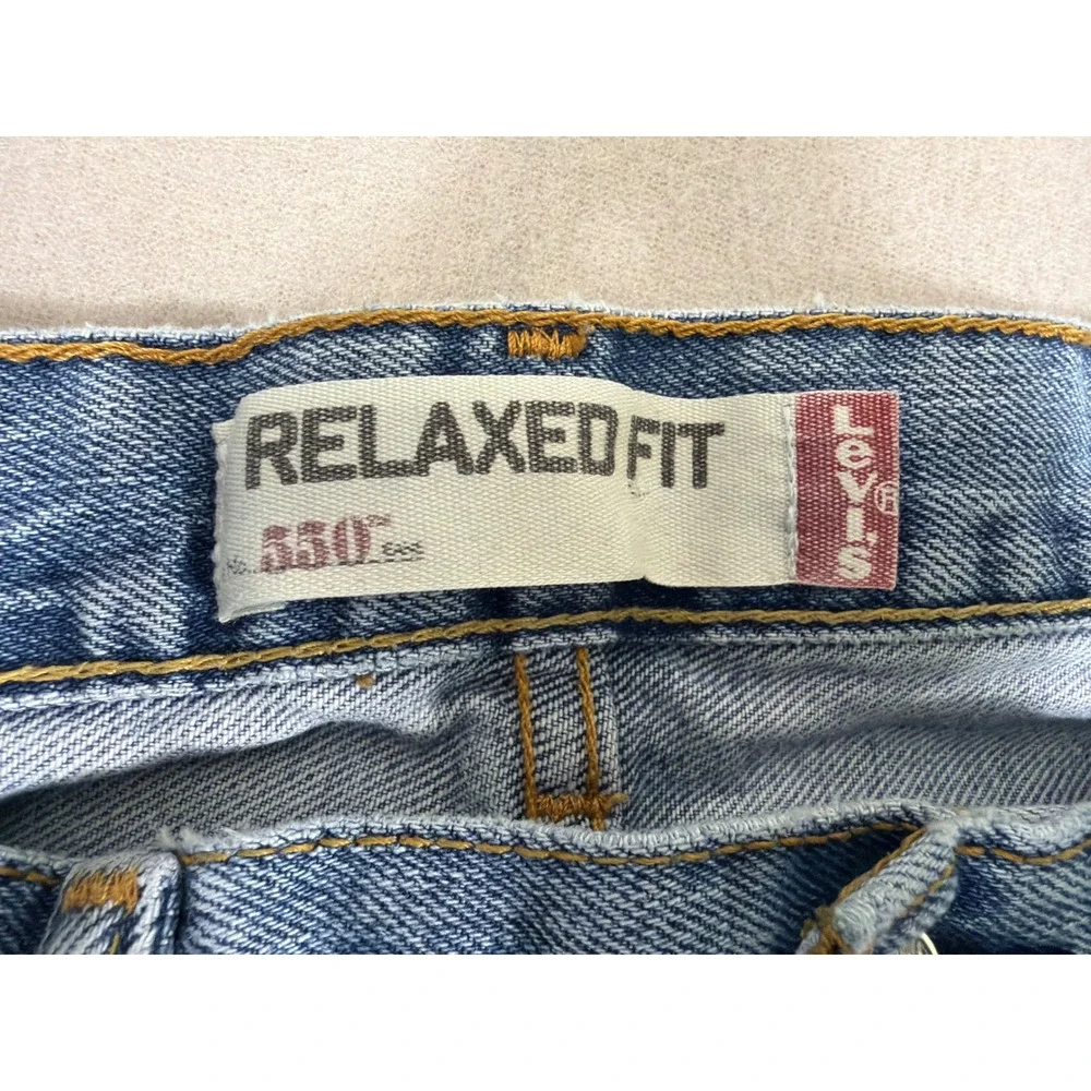 Levis 550 Relaxed Fit Mens Jeans Light Wash Denim 36x36 0638